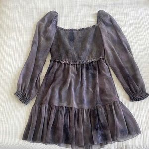 Wilfred medium purple mid thigh dress.